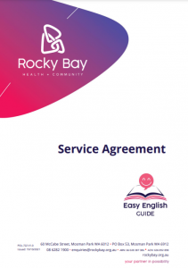 Easy English guide to Rocky Bay Service Agreements