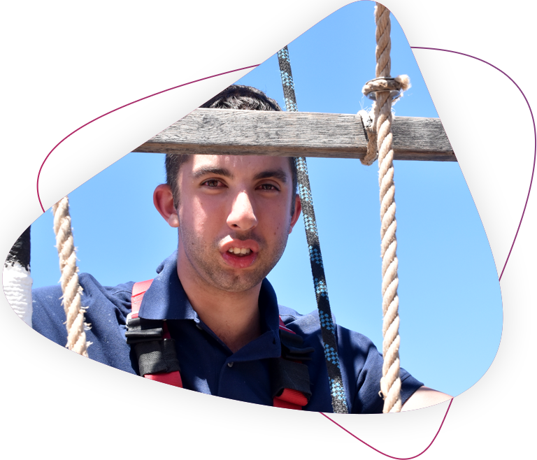 Picture of man on sailing ship