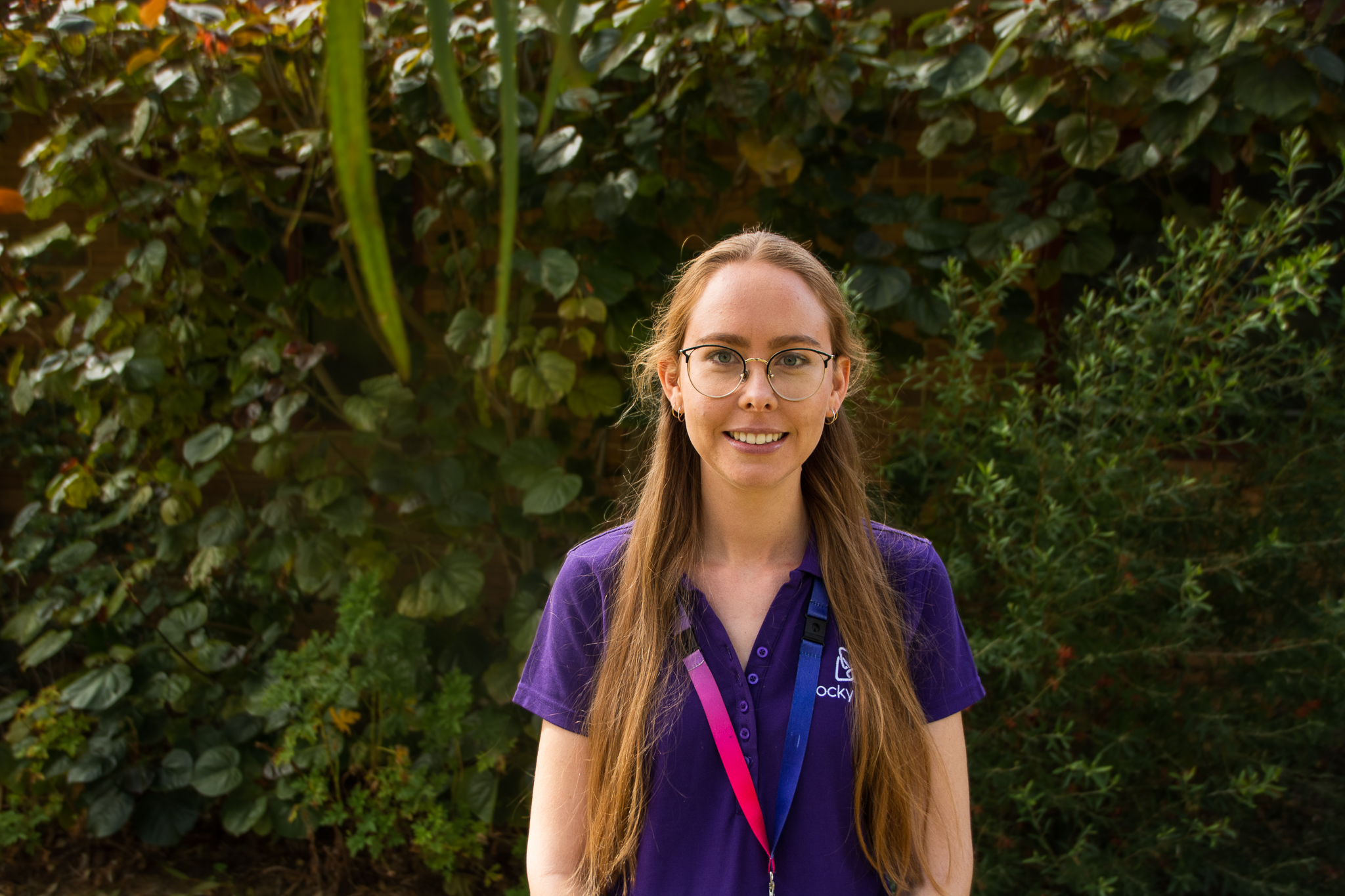 Photo of Advanced Clinician Speech Pathologist Liz Baird. Liz is smiling and looking at the camera.